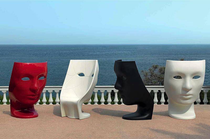 Le fauteuil contemporain et design NEMO pour une décoration d'artiste dans votre jardin chez Showroom443