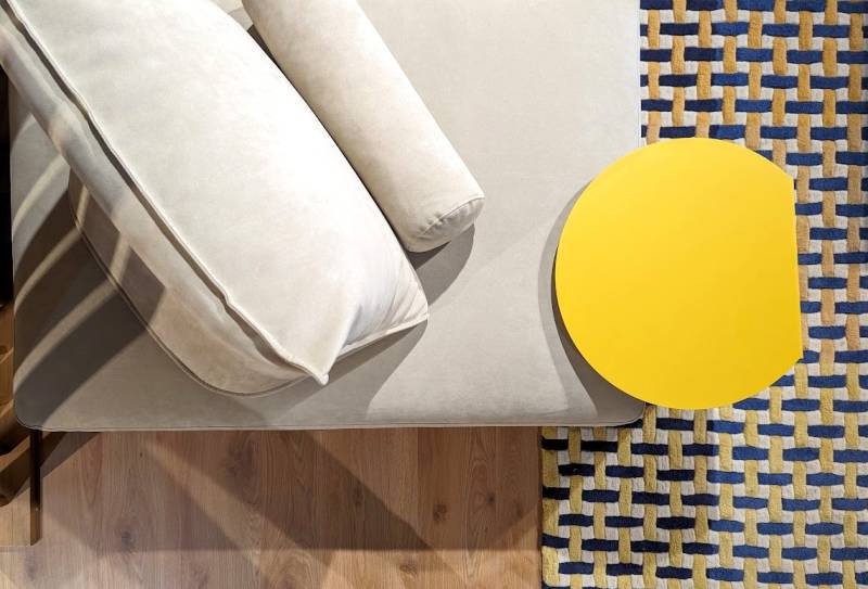 Canapé banquette design CINNA d'exposition chez Showroom443 à Nîmes.