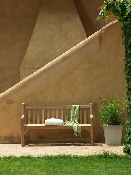 Fauteuil d'extérieur en bois pour une décoration chaleureuse banc chelsea à Nîmes
