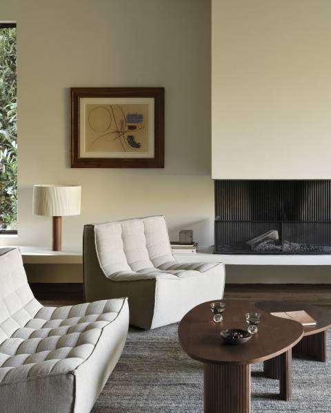 composition du canapé en tissu N701 de la marque Ethnicraft chez showroom443 à Nîmes