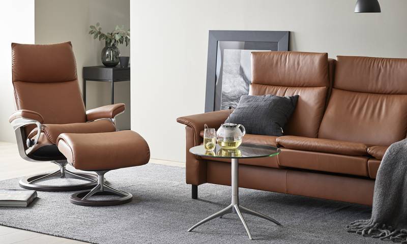 Canapé relax en cuir 2 places chez Showroom443