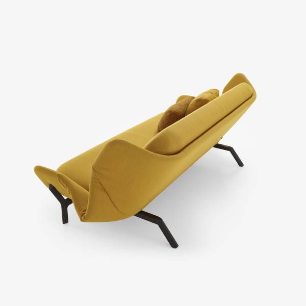 Canapé lit confortable et design en tissu cinna Clam pour votre salon chez Showroom443 près d'Uzès