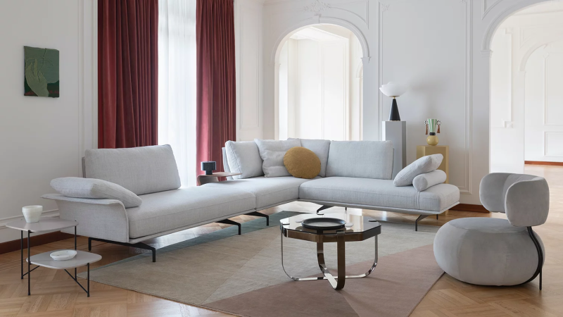 canapé d'angle pas cher saba italia chez Showroom443 à Nîmes