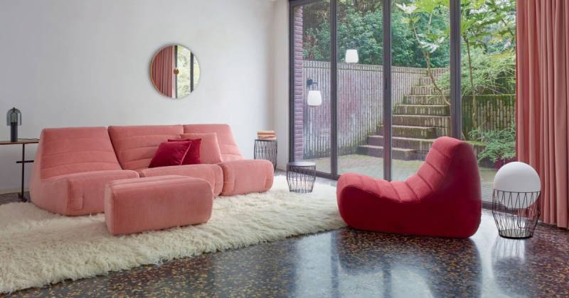 canapé en tissu2 places saparella cinna  sur Nîmes ville active à proximité d'Alès 