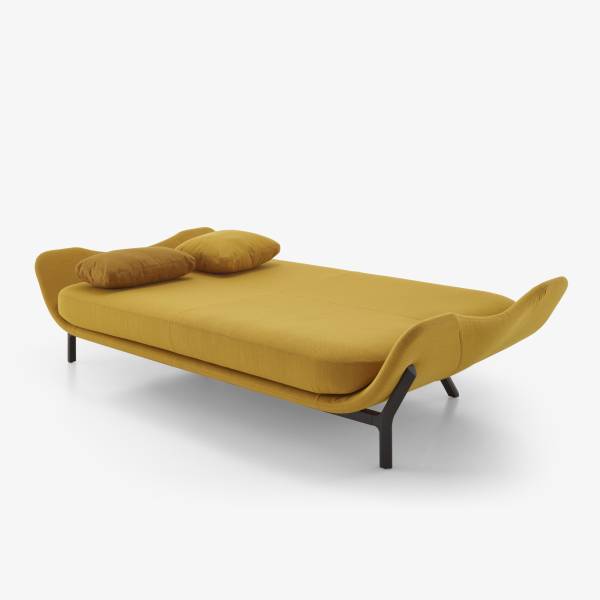 Canapé convertible en tissu Cinna pour un studio design chez Showroom443 