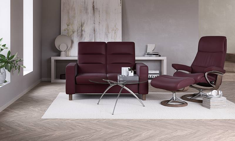 Canapé relax en cuir 2 places Stressless chez Showroom443 à Nîmes