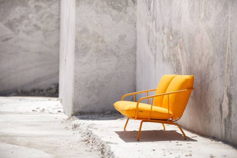 Fauteuil de jardin en aluminum Nansa de la marque Musola chez Showroom443