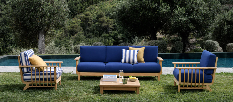 Fauteuil de jardin en bois pour décorer votre extérieur , salon chelsea chez Showroom443