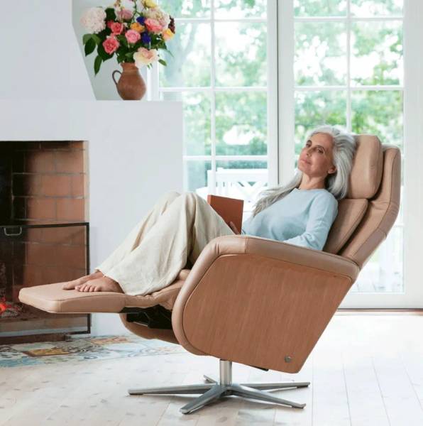 Un fauteuil relax en cuir Stressless à prix exceptionnel chez Showroom443 à Nîmes