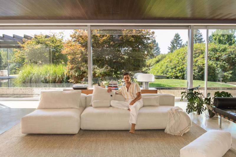 Canapé modulable VETSAK blanc sur Nîmes proche de Montpellier