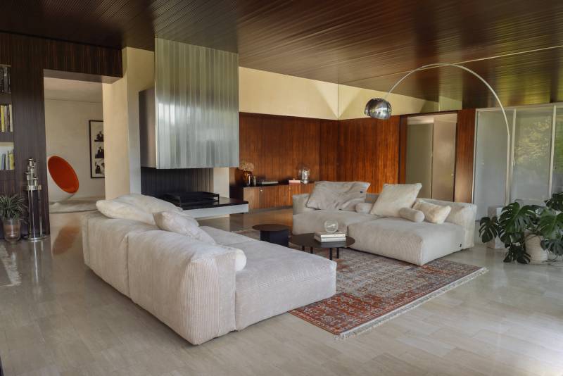 Double composition canapé modulable VETSAK 3places en velours côtelé sur Nîmes proche de Montpellier