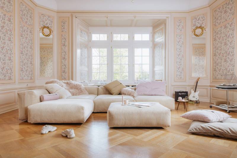 composition canapé modulable VETSAK avec coussins sur Nîmes proche de Montpellier